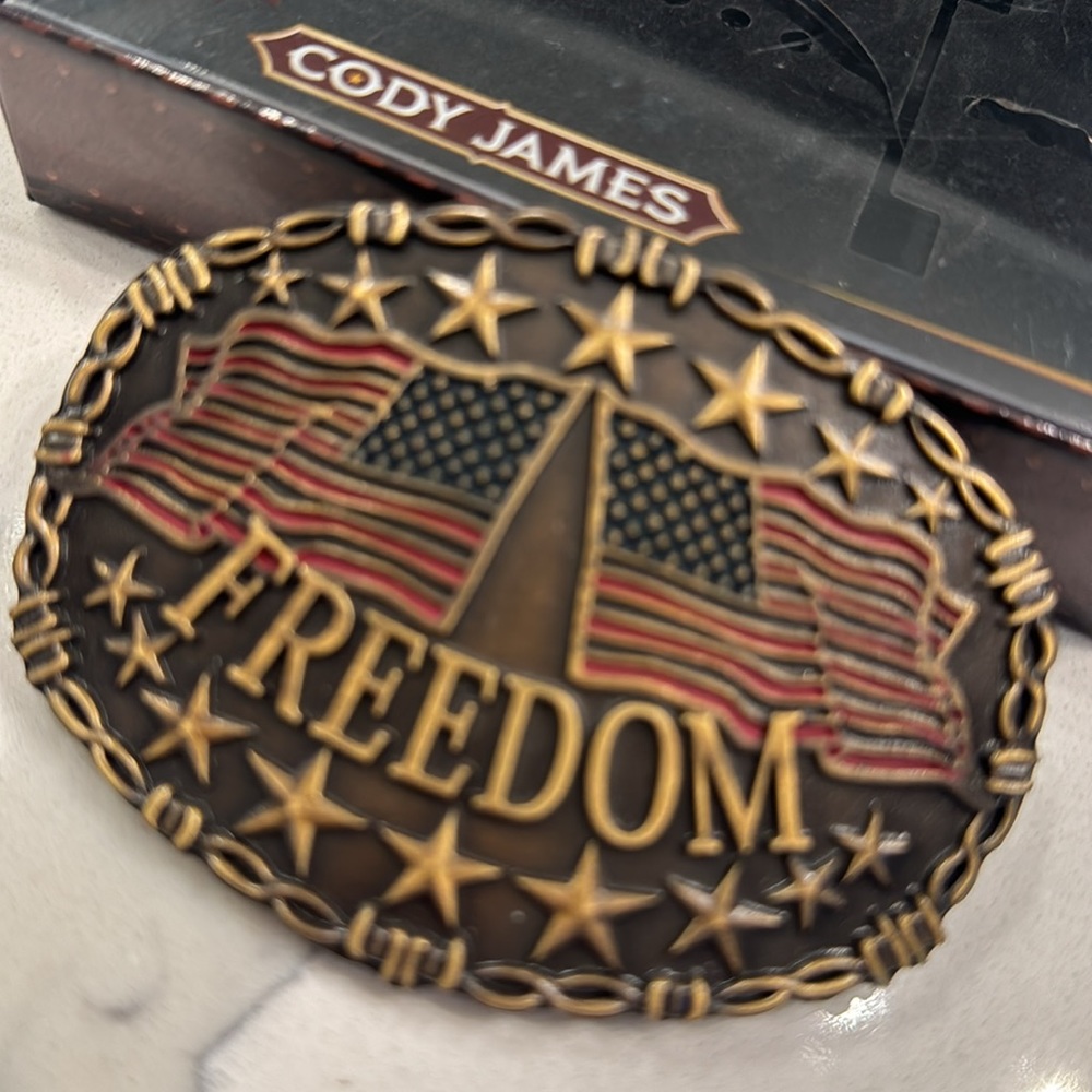 Cody James Freedom belt buckle American flag 🇺🇸